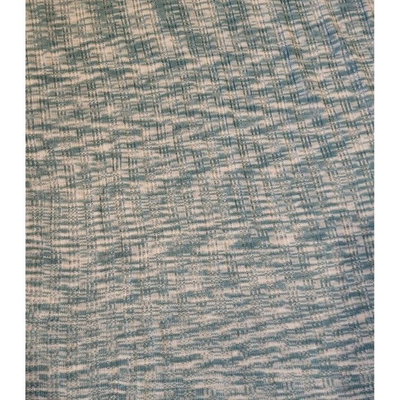 New L Space Zephyr Maxi Skirt Blue Marled Knit Pull On Sz L - Picture 2 of 5